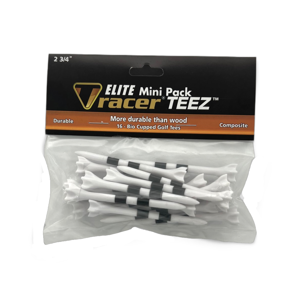Tracer 2 3/4" Elite Mini Pack, Plastic Tees
