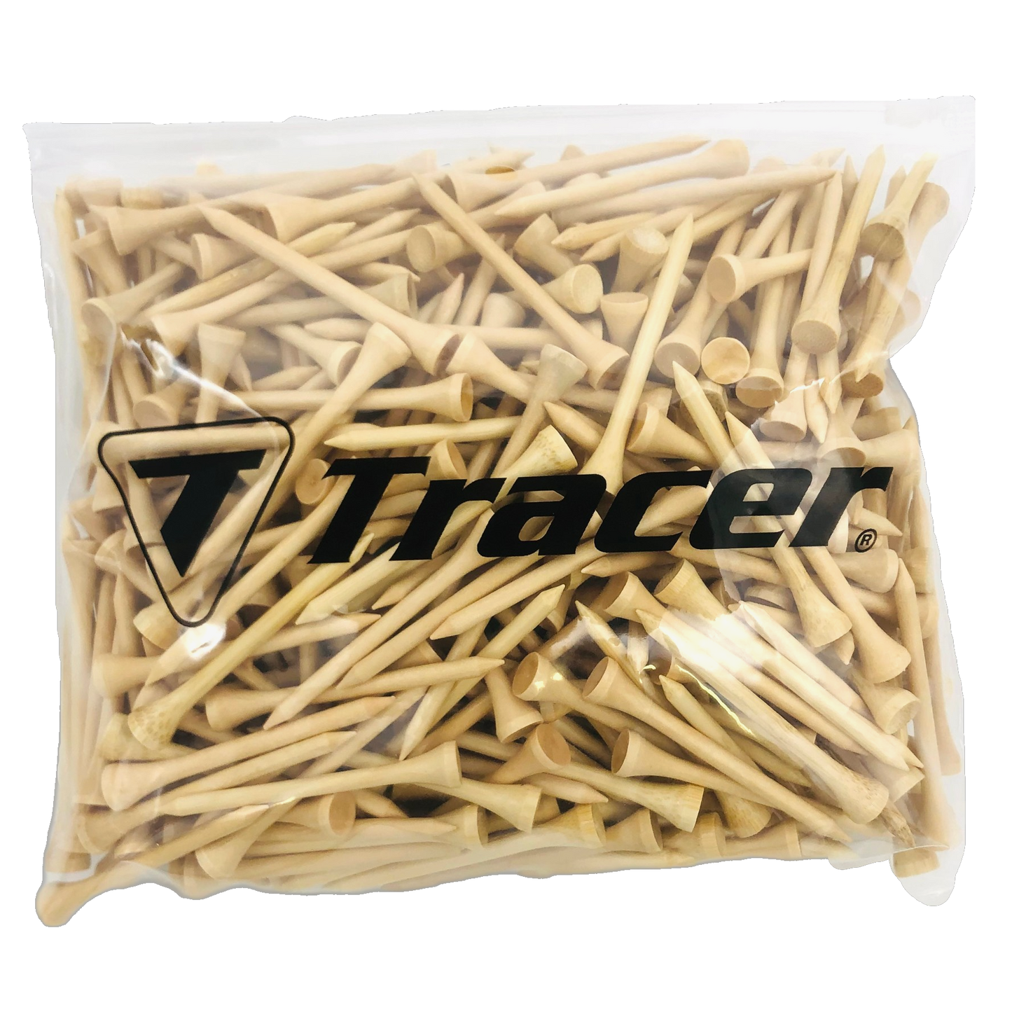 2 3/4"- Wood Tracer Tees, 400ct Slider Bag