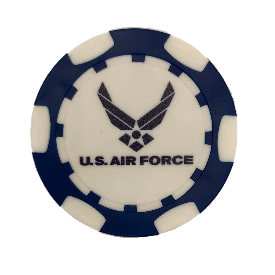 Military Poker Chip