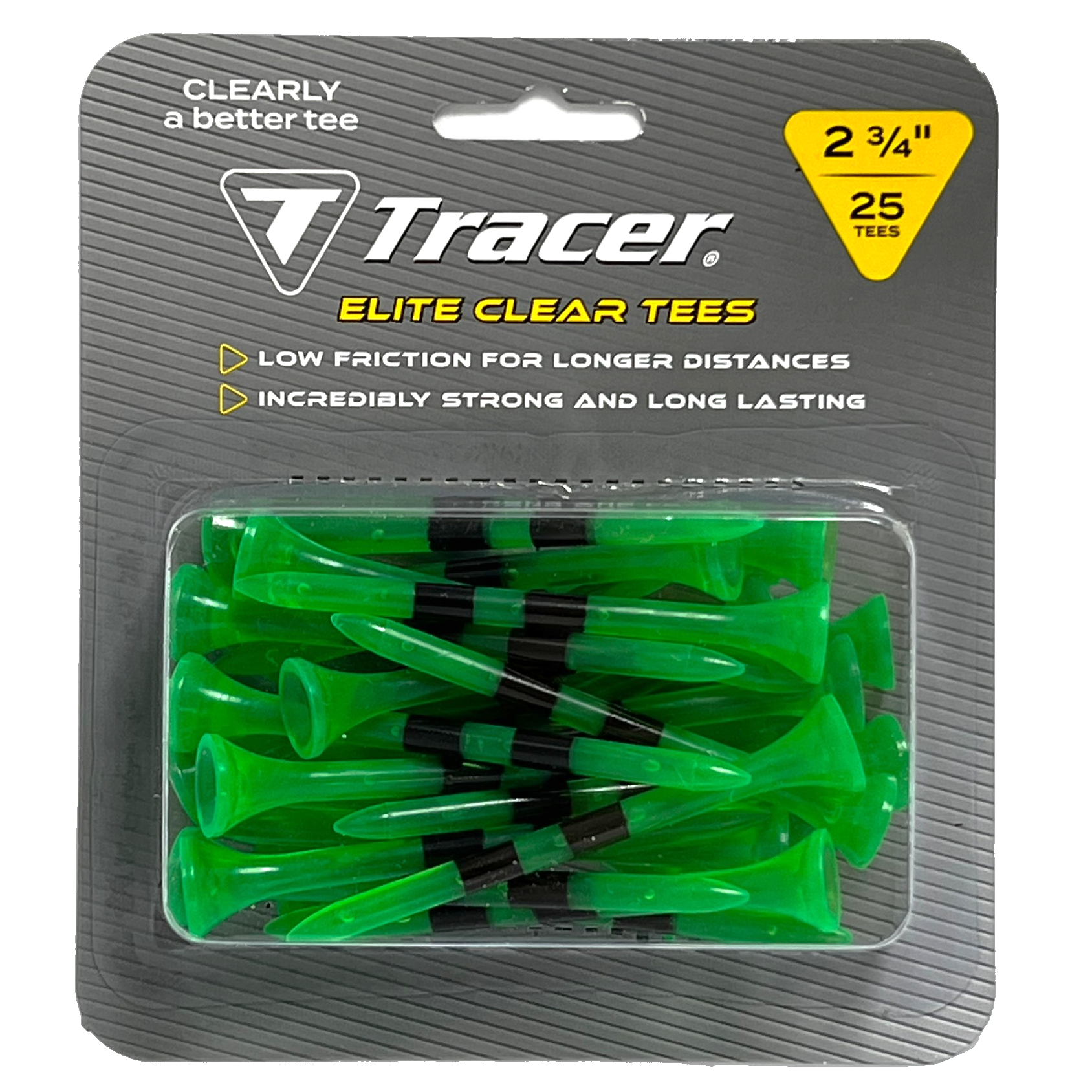 Tracer Elite CLR Tees 2 3/4" - Premium Packaged