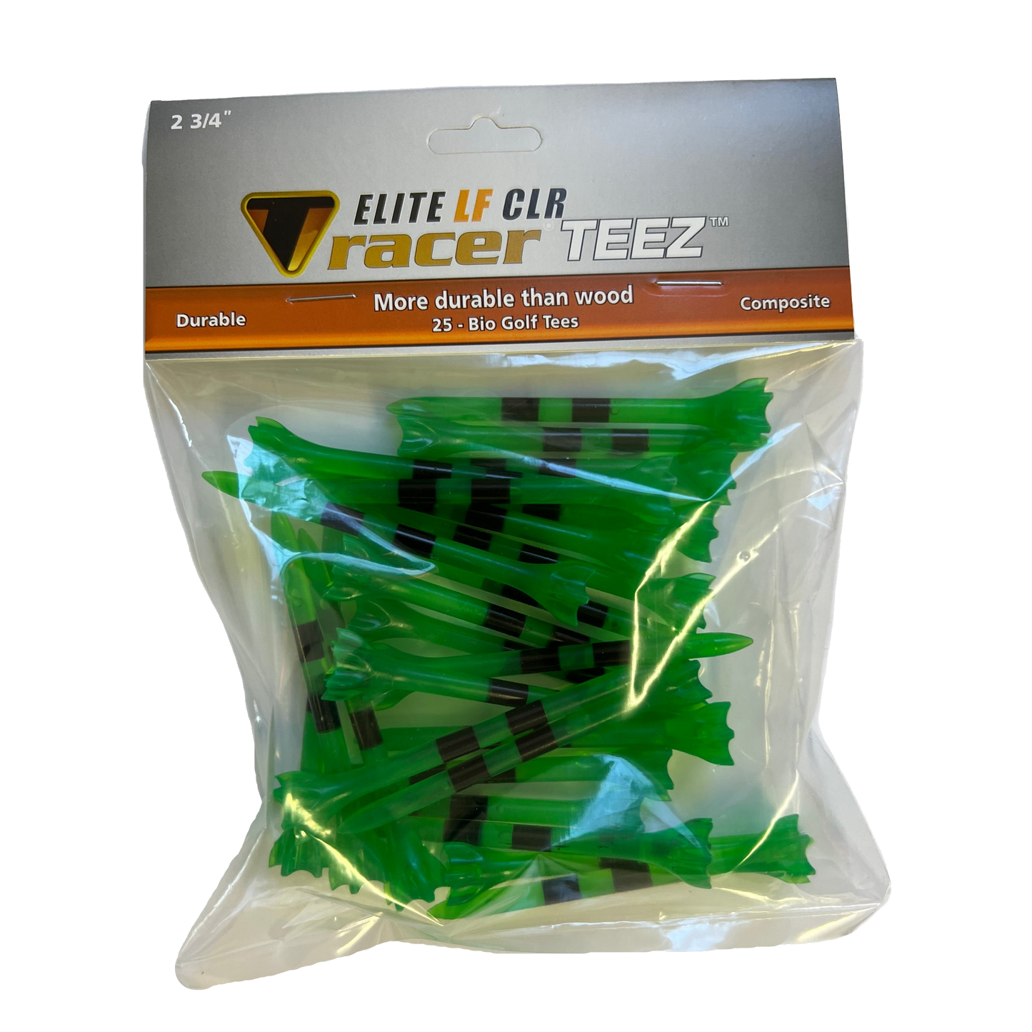 Tracer Elite CLR Tees 2 3/4" - Bagged