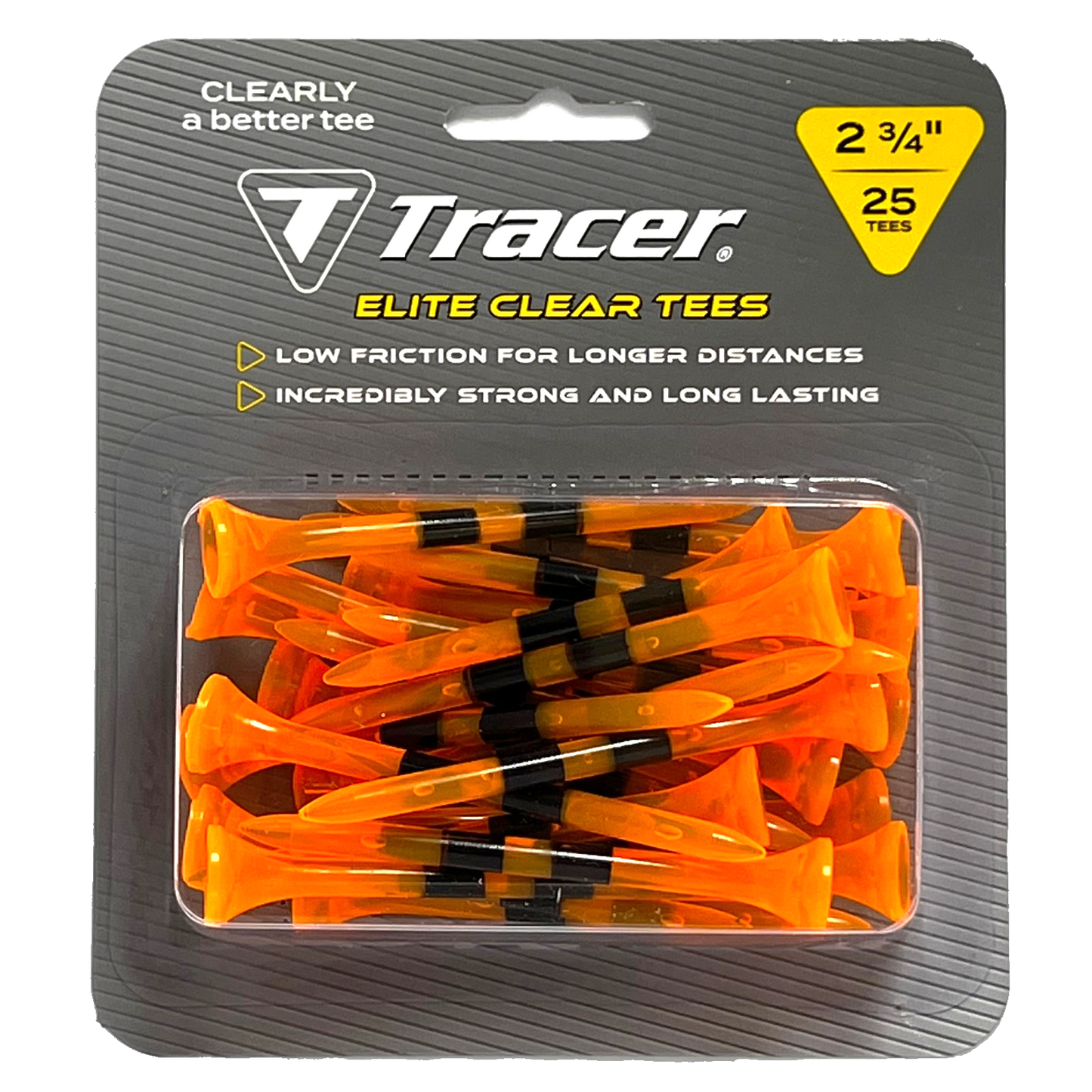 Tracer Elite CLR Tees 2 3/4" - Premium Packaged