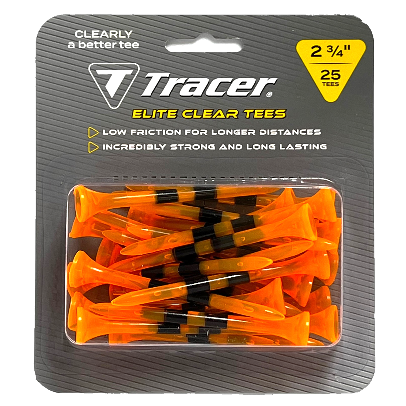 Tracer Elite CLR Tees 2 3/4" - Premium Packaged