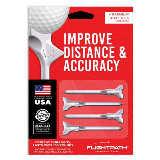 Flightpath Golf Tees 4-pack, 2.75"