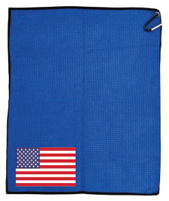 15" x 18" towel with USA Logos