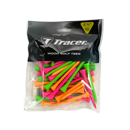 2 3/4” Wood Tracer Tees