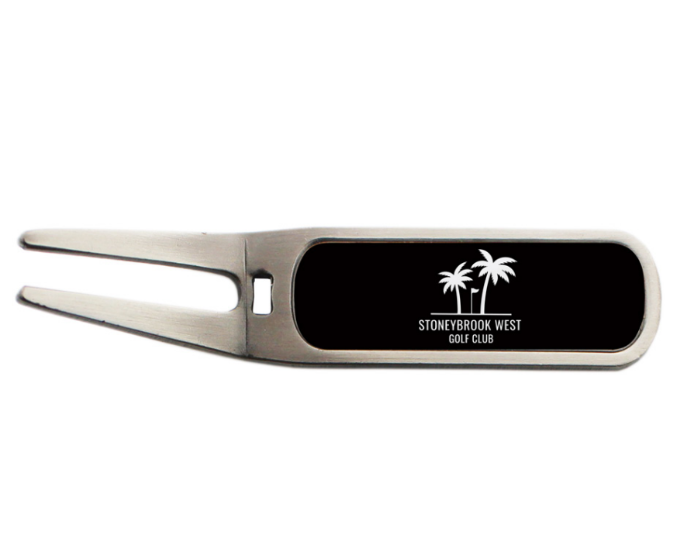 Bent Tab Divot Tool - Domed Resin