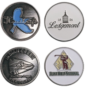 Die Struck Ball Markers
