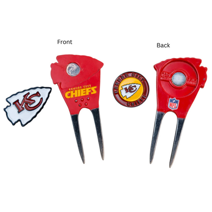 Custom Silhouette NFL Licensed Divot Tool