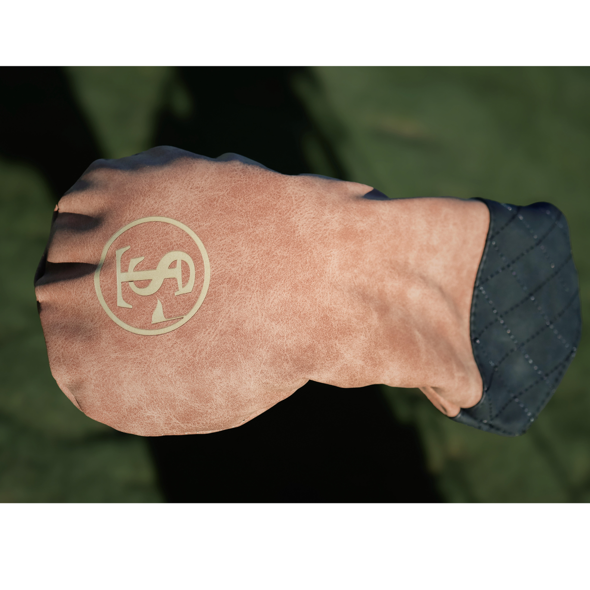 Leather Collection - Engraved Logo Buckskin Leather