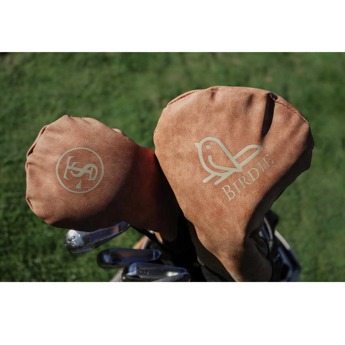 Leather Collection - Engraved Logo Buckskin Leather