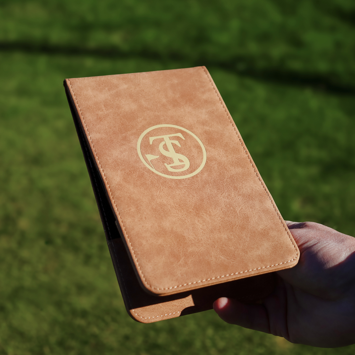 Leather Collection - Engraved Logo Buckskin Leather