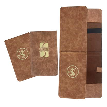 Leather Collection - Engraved Logo Buckskin Leather