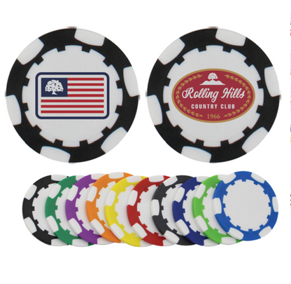 Logo Poker Chip W/ Direct Printing
