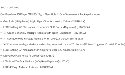 Night Flyer Tournament Pack