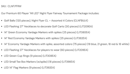 Night Flyer Tournament Pack