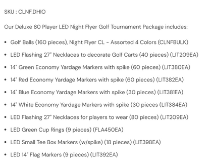 Night Flyer Tournament Pack