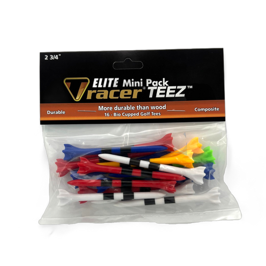 Tracer 2 3/4" Elite Mini Pack, Plastic Tees