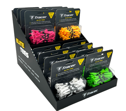 Tracer 2 3/4", Elite Plastic Tees - Blister Pack