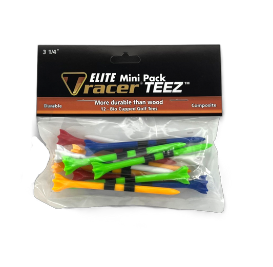 Tracer 3 1/4" Elite Mini Pack, Plastic Tees