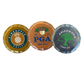 Hammered Metal Ball Markers with full color logo