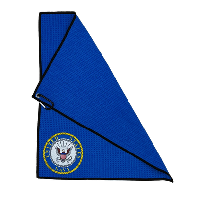 15" x 18" towel with Military Logos