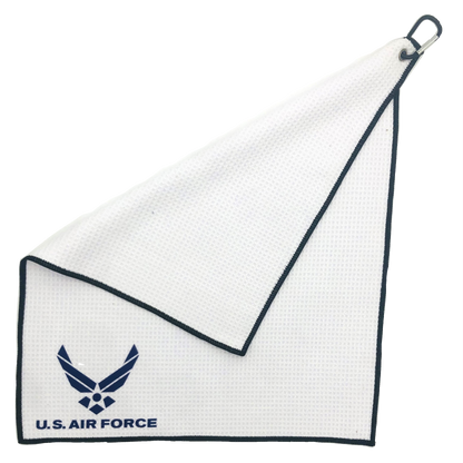 15" x 18" towel with Military Logos