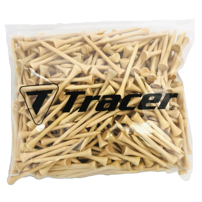 2 3/4"- Wood Tracer Tees, 400ct Slider Bag