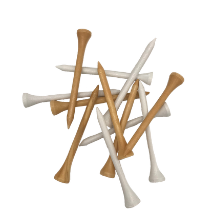 Bulk Wood Tees 3 1/4", 10,000 Count