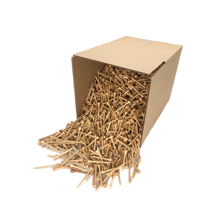 Bulk Wood Tees 3 1/4", 10,000 Count
