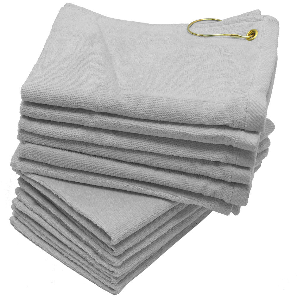 Corner Grommet Plush Towel 16 X 25"