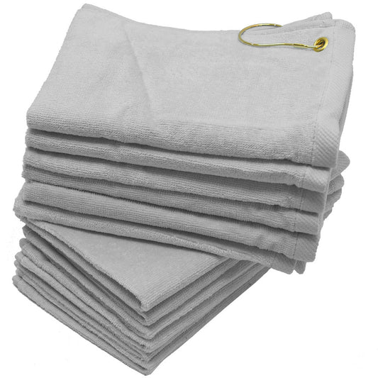 Corner Grommet Plush Towel 16 X 25"