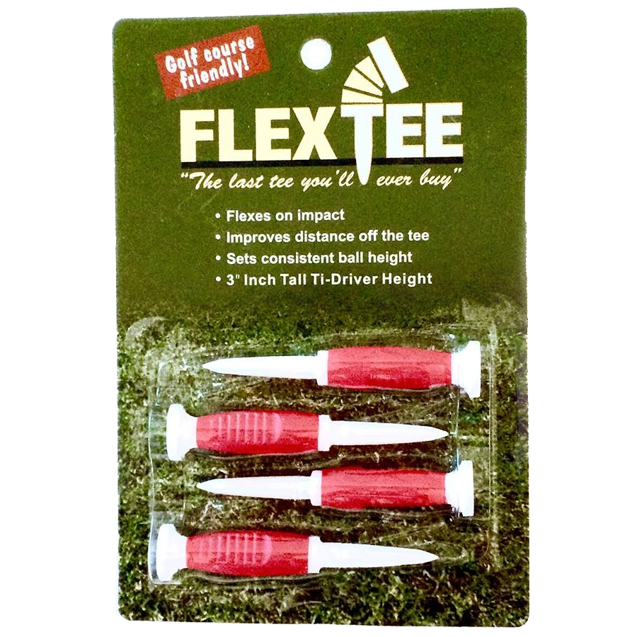 Flex Tees - 4pc. 3" Red
