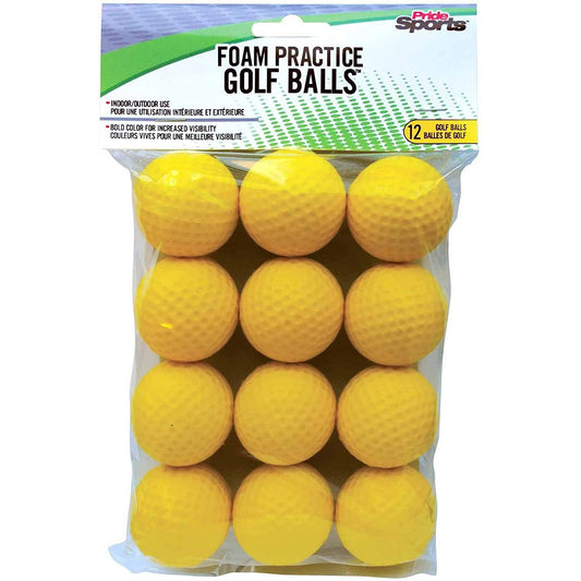 Foam Yellow Practice Balls