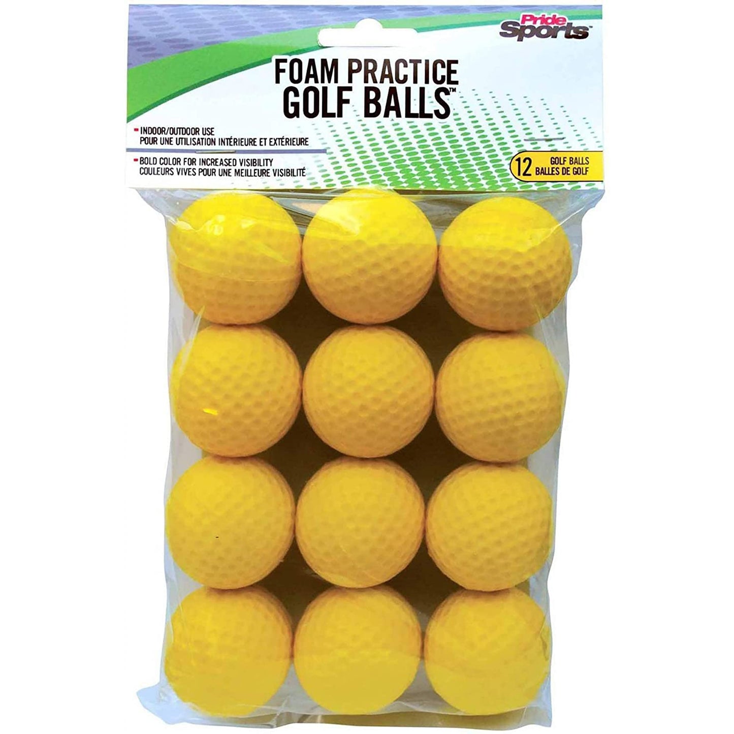 Foam Yellow Practice Balls