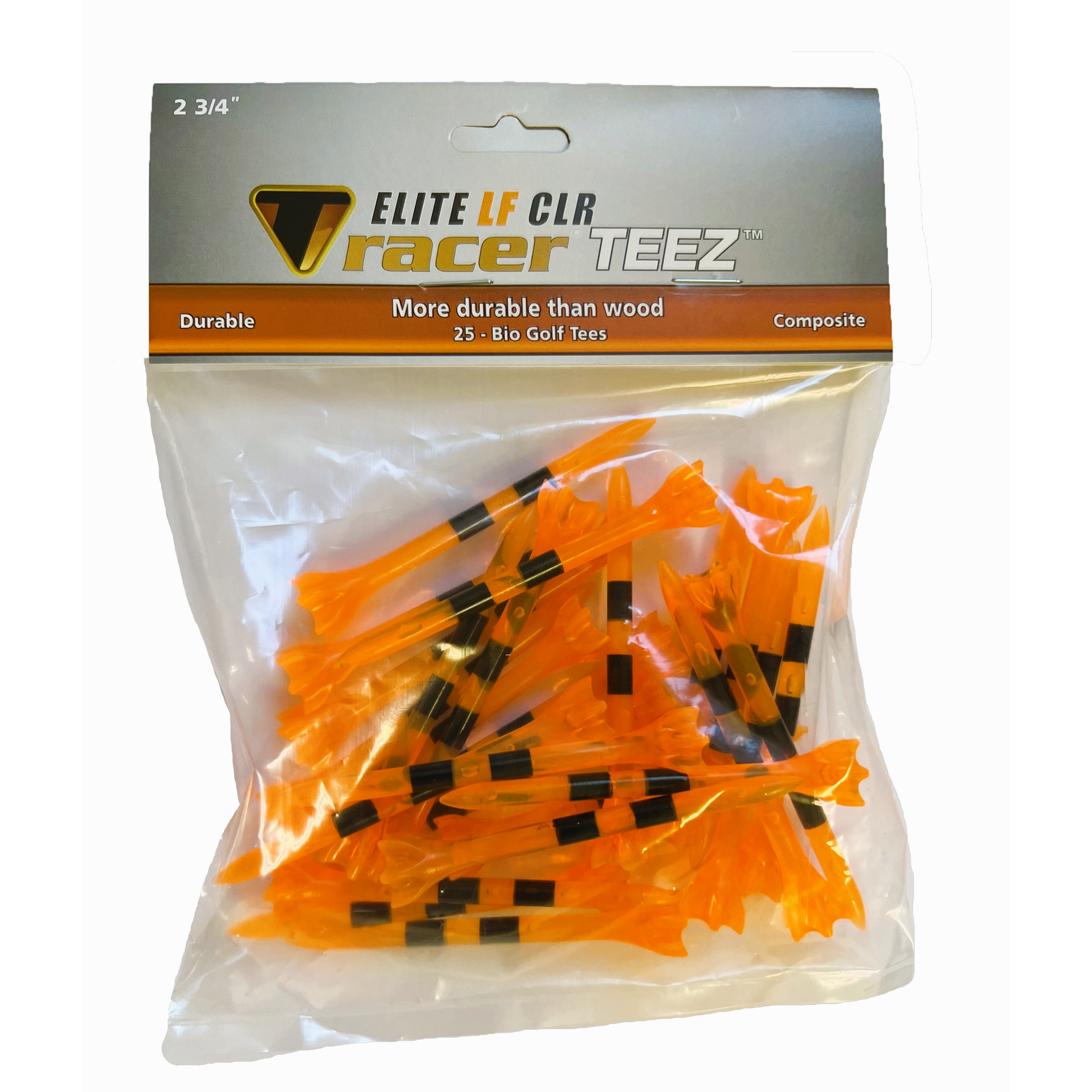 Tracer Elite CLR Tees 2 3/4" - Bagged