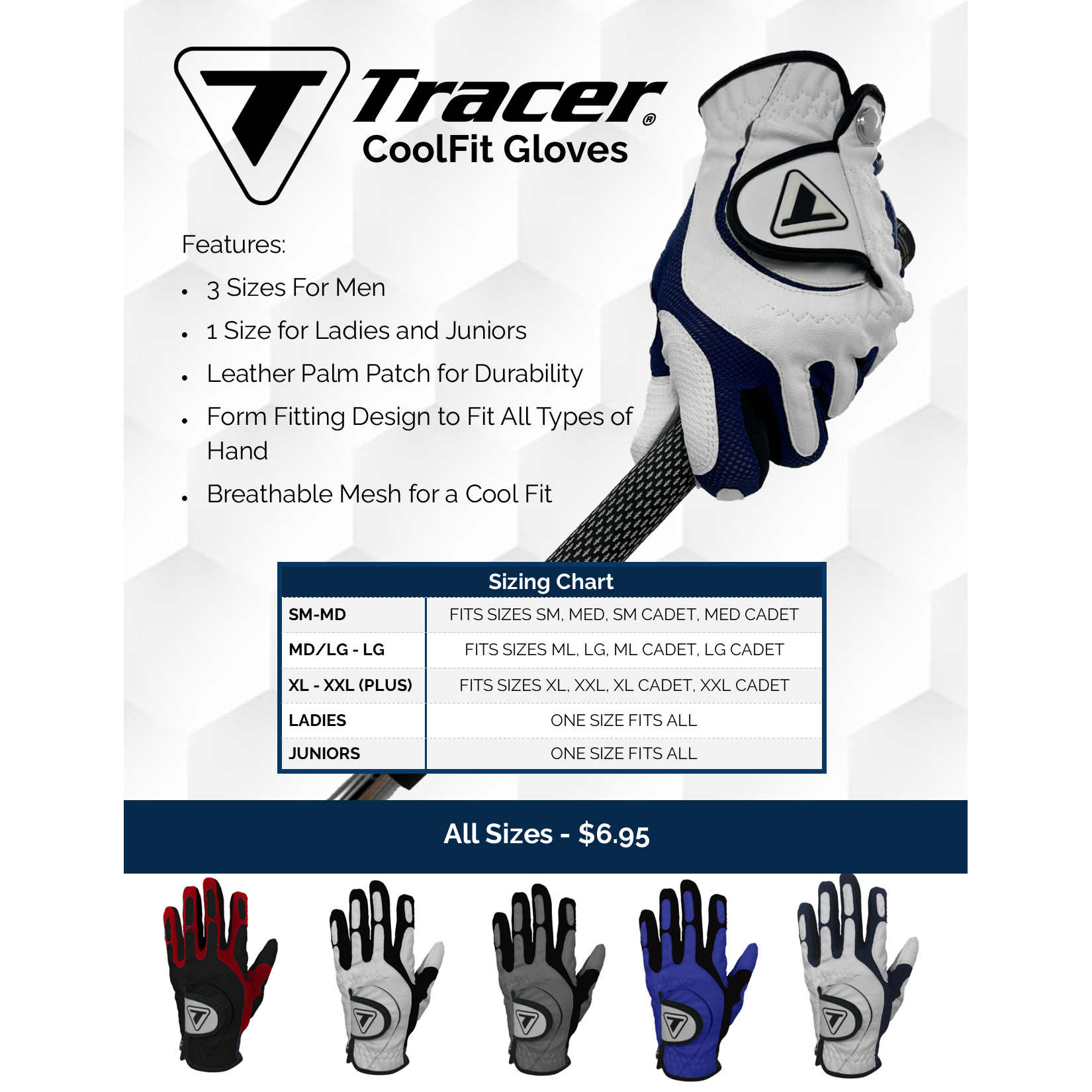 Ladies Tracer Gloves