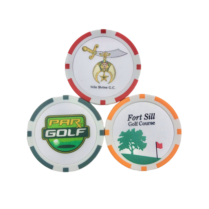 Logo Poker Chip w/Play it Again Logo