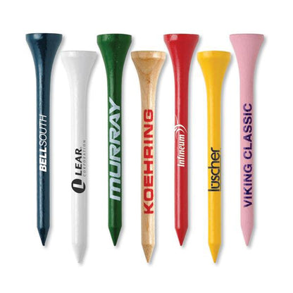 Logo Wood Tees - 2 3/4"