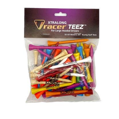 Logo Wood Tees - 3 1/4"