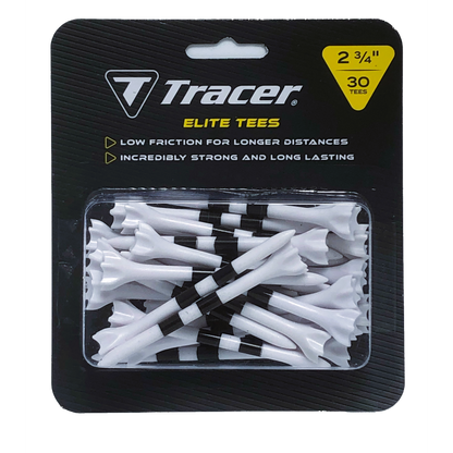 Tracer 2 3/4", Elite Plastic Tees - Blister Pack