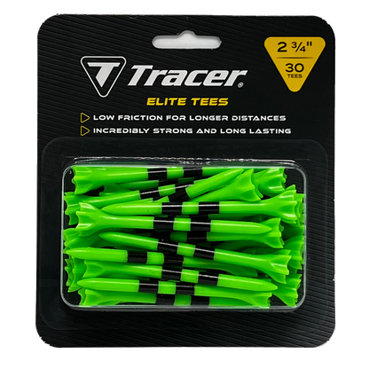 Tracer 2 3/4", Elite Plastic Tees - Blister Pack