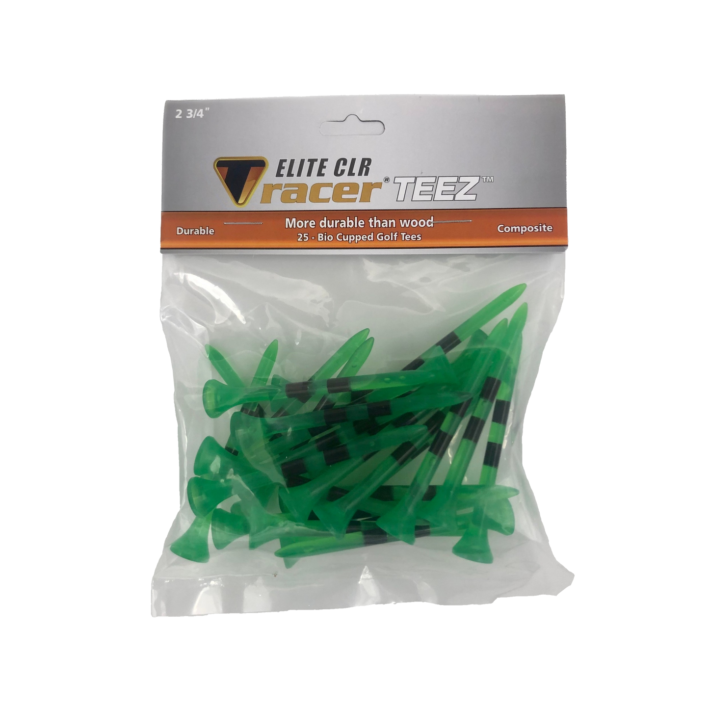 Tracer Elite CLR Tees 3 1/4" - Bagged