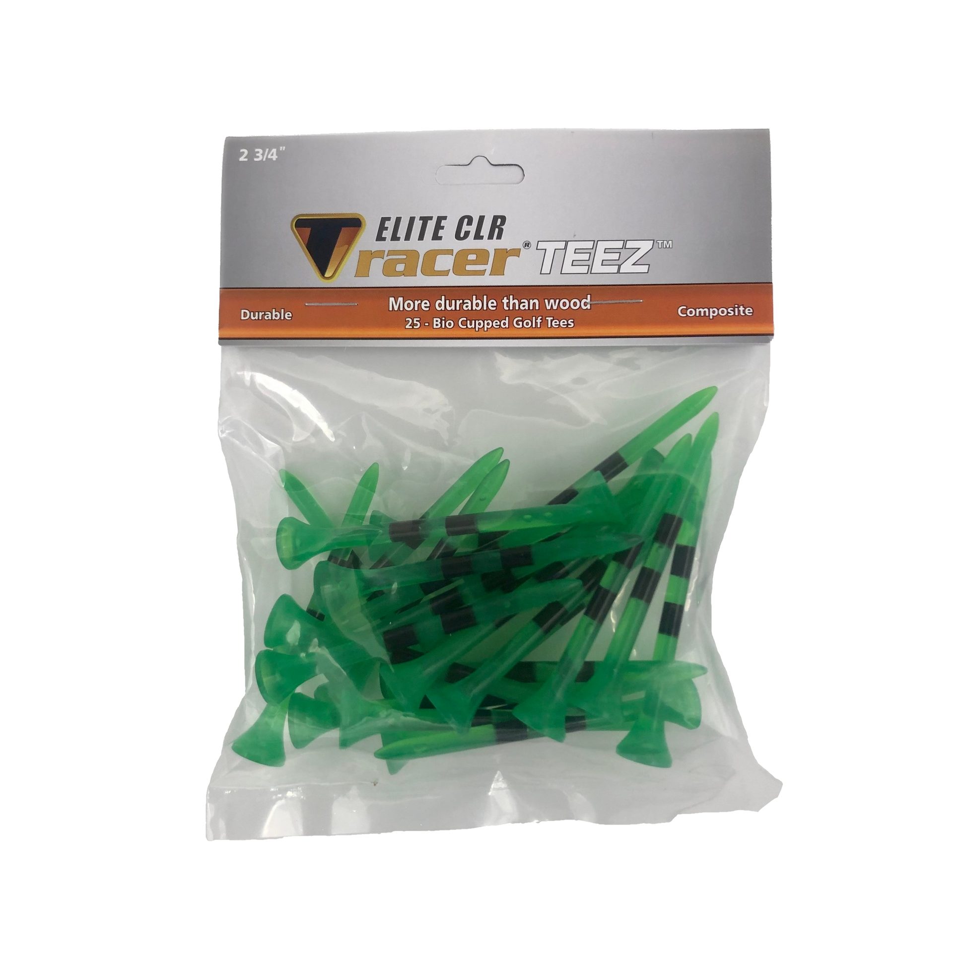 Tracer Elite CLR Tees 3 1/4" - Bagged